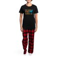 thumbnail image 4 of CafePress - Goat Kidding Me Women's Dark Pajamas - Women's Short Sleeve Print T-Shirt and Pants Dark Cotton Pajama Set, 4 of 7