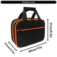 thumbnail image 3 of Protective Carrying Case for Breaker Finder Electrical Circuit Test Kits Tools Organizers Digital Multimeter Storage Bag, 3 of 8