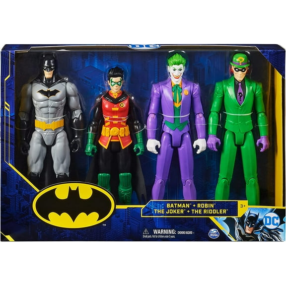 Batman 12-inch Action Figure 4-Pack (Styles May Vary)