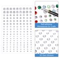 thumbnail image 3 of Unique Bargains Stylish Rhinestone Stickers Self Adhesive Acrylic Bling Face Gems Clear, 3 of 5