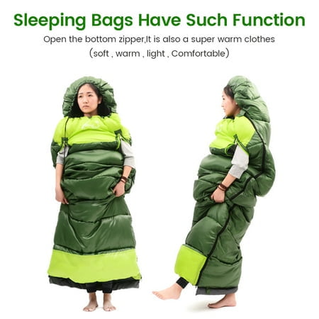 TOPCHANCES Wearable Sleeping Bag Waterproof for Adults Teens Kids