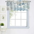 thumbnail image 6 of Valances Window Treatments Coastal Beach Window Valances 18x52 Inch Curtain Valances for Living Room Kitchen Bathroom, 6 of 6