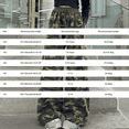 thumbnail image 4 of TIREOW Girls Cargo Pants Camouflage Color Elastic High Waist Wide Leg Drawstring Cargo Trousers Fashion Streetwear Cargo Pants, 4 of 8