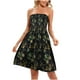 thumbnail image 1 of Vestido de mujer estilo bohemio sin tirantes con banda elástica vestidos sin mangas con estampado floral Fridja  hjkh4151, 1 of 9