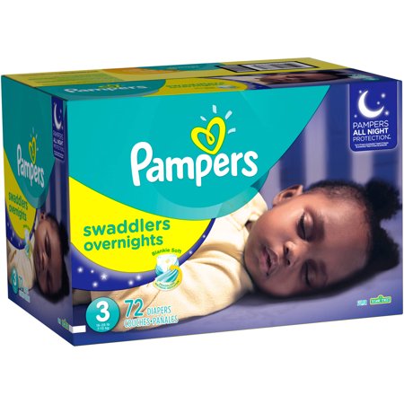 Pampers Swaddlers Overnights Diapers, (Choose Your Size) – Deal – BrickSeek