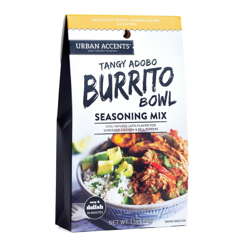 Urban Accents Tangy Adobo Burrito Bowl Main Dish Seasoning Mix 1 oz