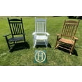 thumbnail image 3 of Hinkle Riverside Round Post Slat Back Wood Patio Rocking Chair with Free Shipping, 3 of 6