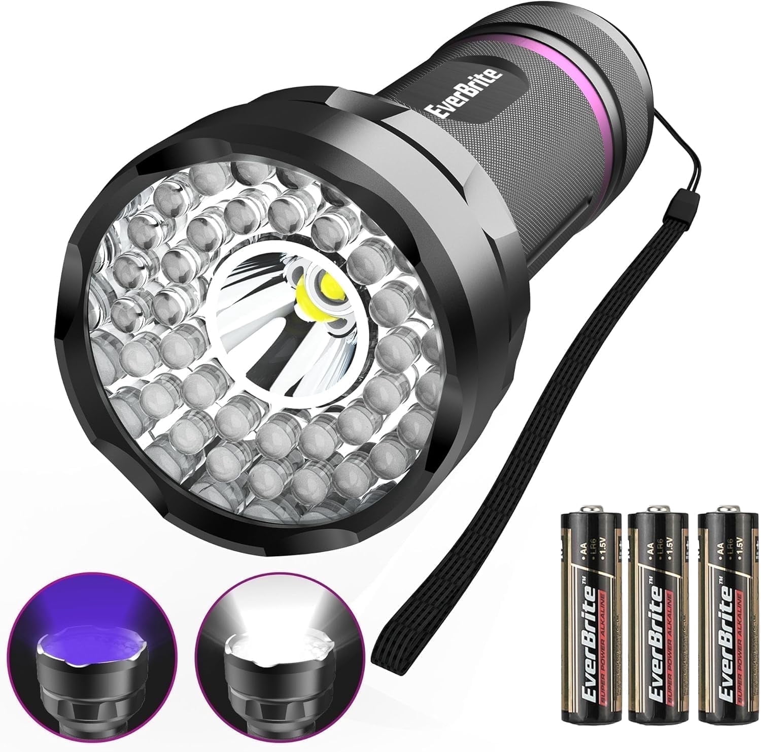 battery operated black light flashlight Light/UV for Resin Casting Operated Black Light is individually boxed and perfect for a gift or party favor Blacklight 51 UV LED Flashlight
