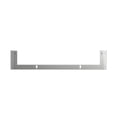 thumbnail image 4 of Wallniture Bali - Estantes flotantes en forma de U para pared, estantes de almacenamiento para CD, DVD y estantería de metal, color blanco, juego de 6, 4 of 8