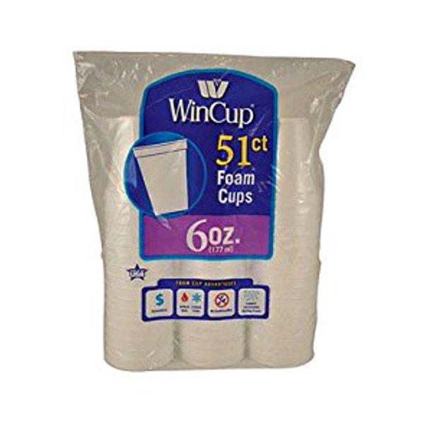 CUP STYROFOAM 6 OZ