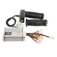 thumbnail image 1 of Brushed Motor Controller Set Aluminum Alloy Shell Rubber Handle 36V 1000W 4 Speed Throttle Twist Grip Handle for Electric Bike, 1 of 4