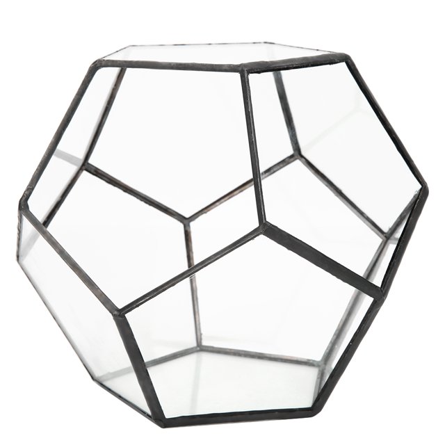 Jardinera Elegante De La Planta De La Decoración Del Paisaje, Maceta, Para El Hogar Del Jardín De La Tienda De Flores Amonsee Glass Planter