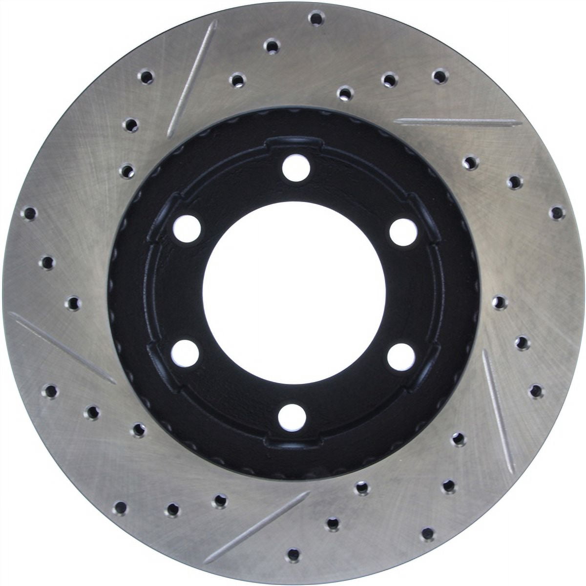 StopTech Sport Cryo Drilled & Slotted Brake Rotor; Front Left