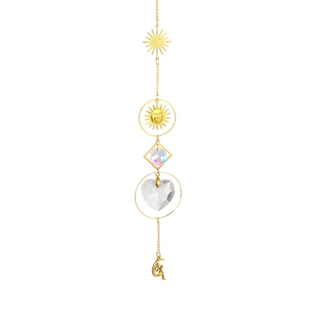 Rainbow Maker Light Catcher 1/5pcs Moon Sun Heart Ball Home Portydard Hanging