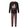 thumbnail image 1 of Christmas Family Pajamas Long Sleeve Tree Print Tops Plaid Pants, 1 of 9