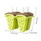 thumbnail image 3 of Moldes para paletas de sandía con asas, reutilizables, fáciles de desmoldar, antigoteo, para hacer paletas caseras. ¡Hazlo tú mismo! Moldes para paletas de frutas, moldes para helado con, 3 of 7