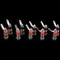 thumbnail image 3 of 10 PCS Speaker Audio AMP Terminal Binding Post Spring Loaded Type Nickel Plated##, 3 of 12