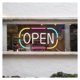 thumbnail image 1 of Letrero De Neón OPEN, Ideal Para Salones, Cafeterías Y Escaparates, Con Luz Regulable De 23cmx40cm, 1 of 2