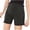 Black, variant on Maternity Pajama Shorts for Women Summer Solid Color Casual Pregnancy Short Pants Comfy Breathable Elastic High Waist Belly Support Bottom Shorts