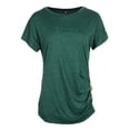 thumbnail image 1 of Camiseta de manga corta de verano para mujer, blusa con cuello redondo, blusas sueltas informales para mujer Sunnimix  Camiseta de algodón para mujer, 1 of 4