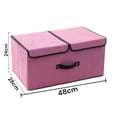 thumbnail image 4 of Caja organizadora Segos Plegable con Divisiones Rosa, 4 of 5