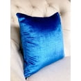 thumbnail image 3 of Plutus Brands Electric Azure Blue Handmade Luxury Pillow, 3 of 3