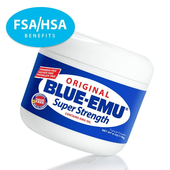 Blue-Emu Original Super Strength Topical Cream for Muscles and Joints, 4 oz