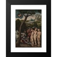 thumbnail image 2 of Lucas Cranach the Elder 18x24 Black Modern Framed Museum Art Print Titled - The Judgment of Paris (ca. 1528), 2 of 5
