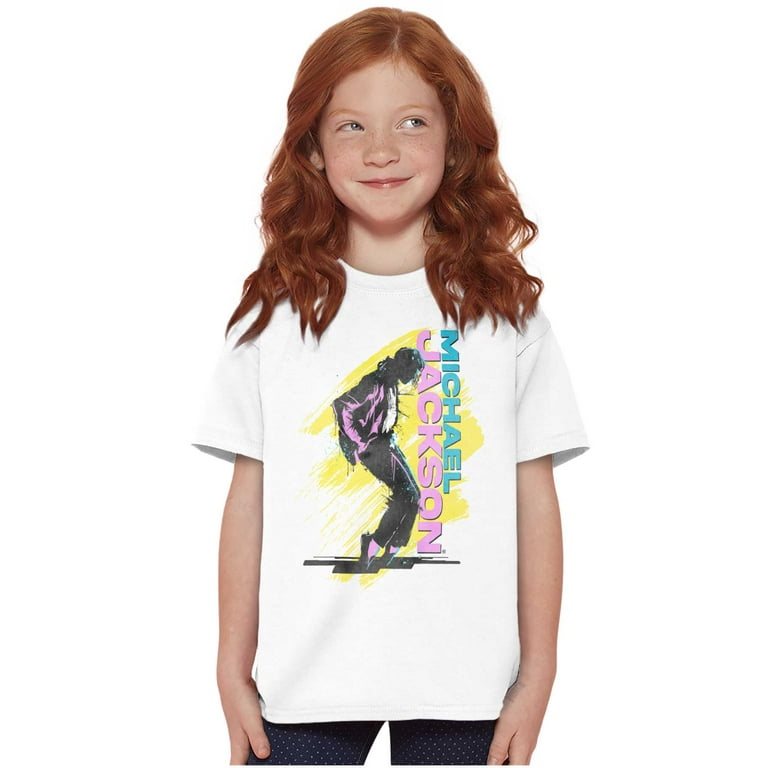 Michael Jackson 90s Toe Stand Dance Crewneck T Shirts Boy Girl Michael Jackson 90s Toe Stand Dance Crewneck T Shirts Boy Girl