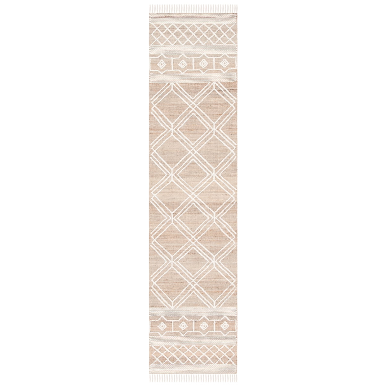 SAFAVIEH Kilim Abigail Geometric Area Rug, Natural/Ivory, 9' x 12'