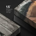 thumbnail image 4 of wall26 Canvas Print Wall Art Retro Wood Panel Brown Stallion Horse Nature Animals Digital Art Realism Decorative Farmhouse Zen Rustic Multicolor Wildlife for Living Room, Bedroom, Office - 12&quot;x1, 4 of 5