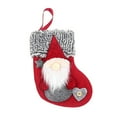 thumbnail image 1 of Gnome Christmas Stockings Swedish Santa Gnome Hanging Pendant Ornament Personalized 3D Christmas Stockings for Xmas Party Home Decoration, 1 of 7