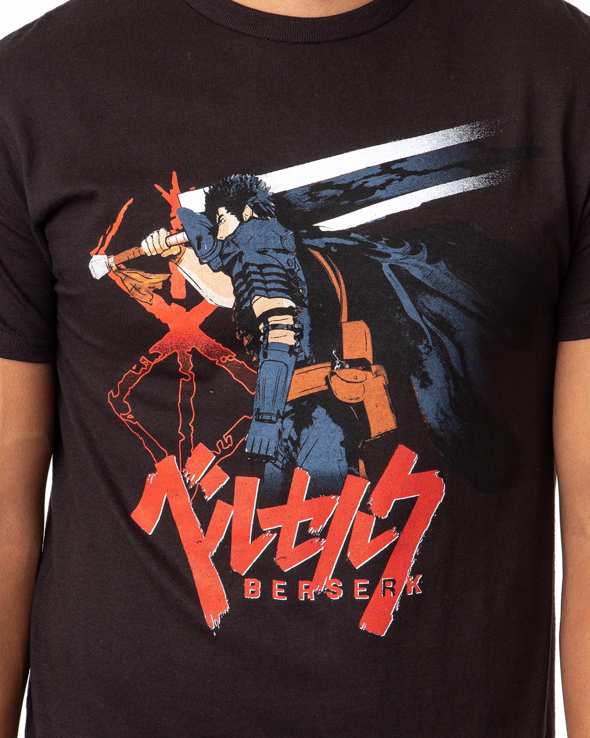  Berserk Guts Character Shirt, Dragon Slayer Sword Dark  Anti-Hero with Brand of Sacrifice, Black T-Shirt Manga Anime Story  Theme-Small : Clothing, Shoes & Jewelry