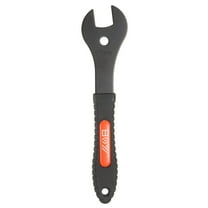 Uxcell Bicycle Cone Wrench Tool 17mm Bike Pedal Cone Cycling Spanner Wheel Hub Axle Nut Install Remover Wrenches Repair Tool for Mountain Road Bike, Orange Gray