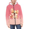 thumbnail image 2 of DISNIMO Corgi Hoodie Kids Heart Hoodies for Girls 14-16 Cute Hoodie Sweatshirts Kids Sweatshirt Hoodies Jacket for Boys Hooded Jackets Girl Zipper Hoodie Youth Hoodie Zip Up Hoodie Teen Girl Clothes, 2 of 7