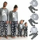 Famille de PJs de Noël Correspondant aux Femmes Adultes Ensemble de Pyjamas de Vêtements de Nuit pour Enfants – image 2 sur 5