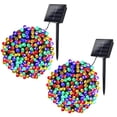 thumbnail image 1 of Luces Solares Navideñas Joomer 400 LED 22 m Multicolor Paquete de 2, 1 of 8