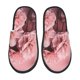 thumbnail image 1 of Fotbe Delicate Pink Carnations Pantuflas Peludas para Mujer con Estampado, Zapatillas de Peluche, Zapatos de Invierno para Casa, Uso Interior y Exterior-Medium, 1 of 8