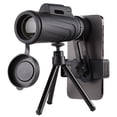 thumbnail image 3 of ¡Ahorra Hoy!, Telescopio monocular 12x50 con trípode para teléfono para adultos, de alta potencia, HD, resistente al agua, portátil, ligero y compacto Akmoler, 3 of 9