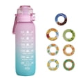 thumbnail image 1 of Perfume 1 Liter Bottle, Update Water Bottle Up Set With 7 Capsules Drinking Straw, No Sugar, Outdoor Water Bottle Free, 1 of 3