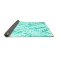 thumbnail image 2 of Ahgly Company Indoor Rectangle Solid Turquoise Blue Modern Area Rugs, 8' x 10', 2 of 4