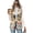 Bohemian Butterfly & Floral Print, variant on Chririnla Autumn Oak Leaves Bark, Classic Casual Business Vest for Summer Work 2026, Open Front Button Up Work Blazer Waistcoat