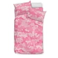 thumbnail image 1 of Pink Camo Camouflage Pattern Bedding Set, 1 of 2