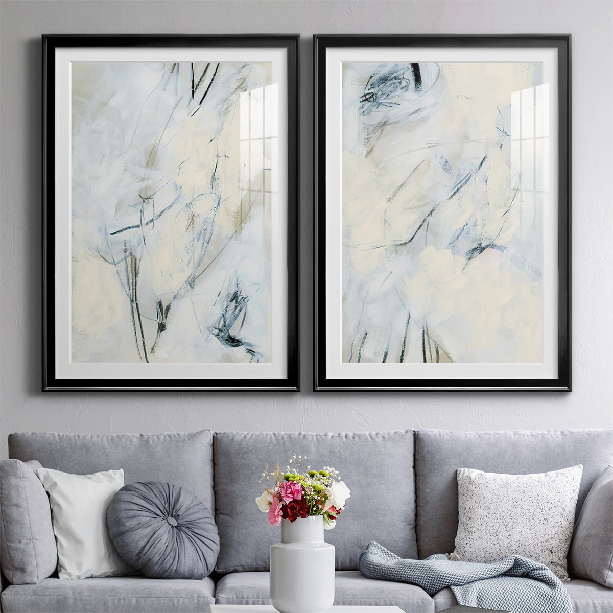 Wexford Home Liminal Space I Premium Framed Print, 22.5" x 30.5" - Ready to Hang, Black (Set of 2)