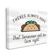 thumbnail image 3 of Stupell Industries Always Hopeful Taco Night Funny Kitchen Sign ,48 x 36, Design by Daphne Polselli, 3 of 7