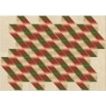 thumbnail image 1 of Ahgly Company Indoor Rectangle Patterned Mahogany Brown Area Rugs, 2' x 4', 1 of 6