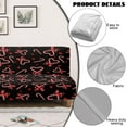 thumbnail image 5 of Yuyamidu Christmas Candy Futon Cover Armless Sofa Covers Breathable Stretch Futon Couch Cover for Living Room Washable Furniture Protector, 5 of 8