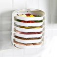 thumbnail image 4 of rejillas para platos Multi-capa Superposable vajilla de almacenamiento bandeja soporte para cocina organizador armario licencia ahorrar espacio - de 6 capas blanco 6 capas Magideal rejillas para platos, 4 of 7