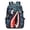 Blue, variant on 3D Shark Mouth Graphic Print Backpack, Comic Style Colorful Design, School Bag for Youths and Teens