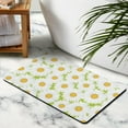 thumbnail image 2 of Bathing in Comfort 20x32 inch Machine Washable, Non Slip Flower Bath Mat, 2 of 5